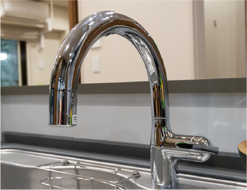 グースネック水栓