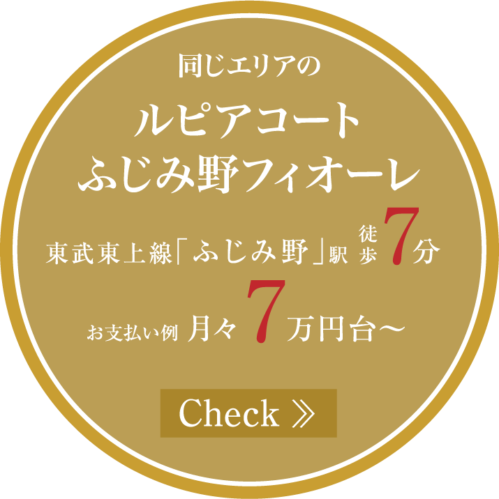 同じエリアのルピアコートふじみ野フィオーレはこちら