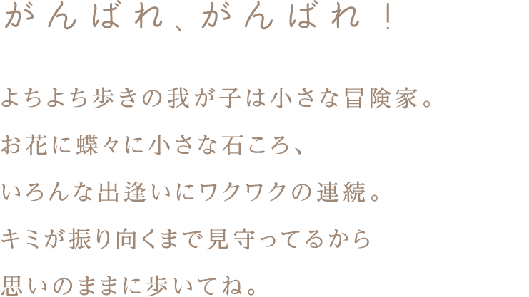 がんばれ、がんばれ！