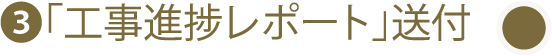 「工事進捗レポート」送付