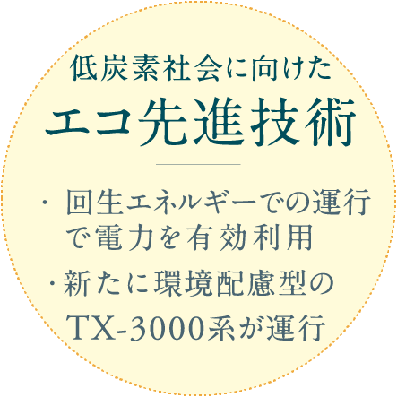 低炭素社会に向けたエコ先進技術