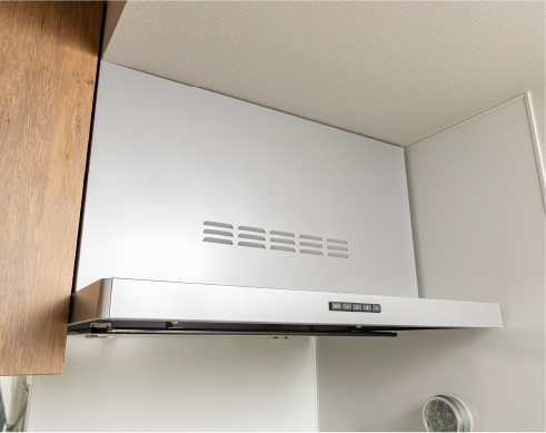 整流板付レンジフード