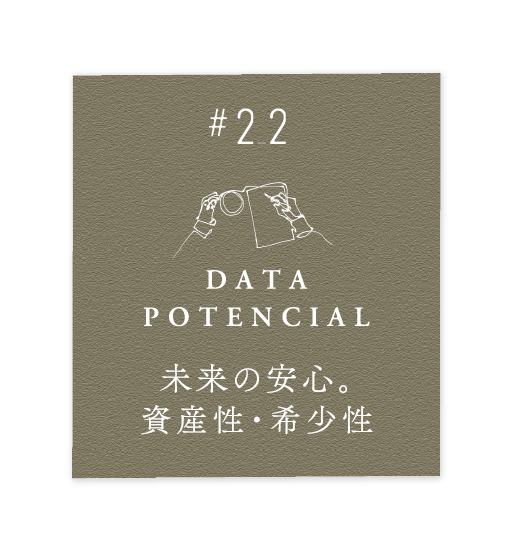 未来の安心。資産性・希少性