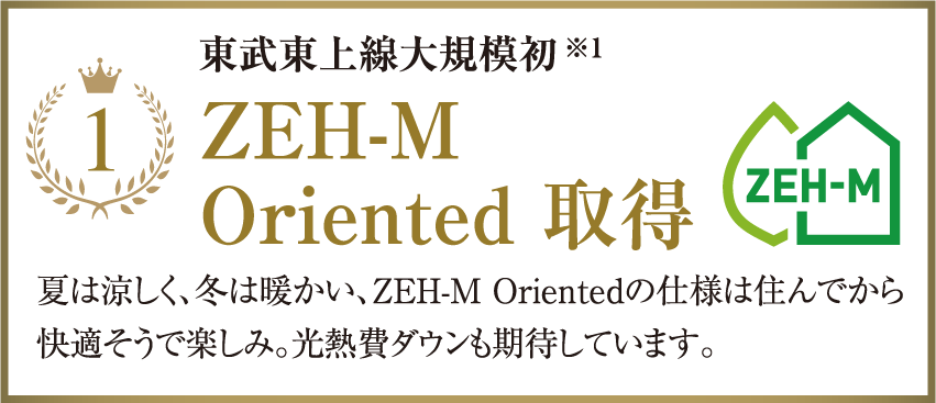ZEH-M Oriented 取得