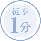 徒歩1分