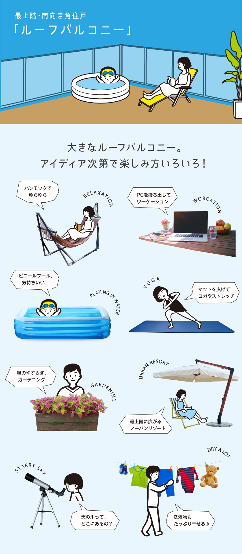 ルーフバルコニー